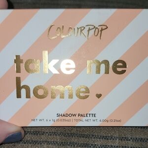 ColourPop Take Me Home Shadow Palette Unused But Broken Mirror
